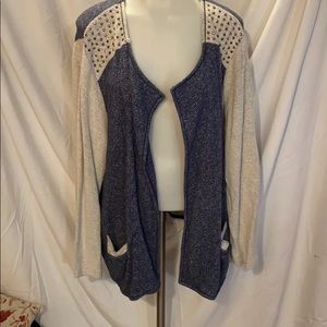 Woman’s long cardigan sweater